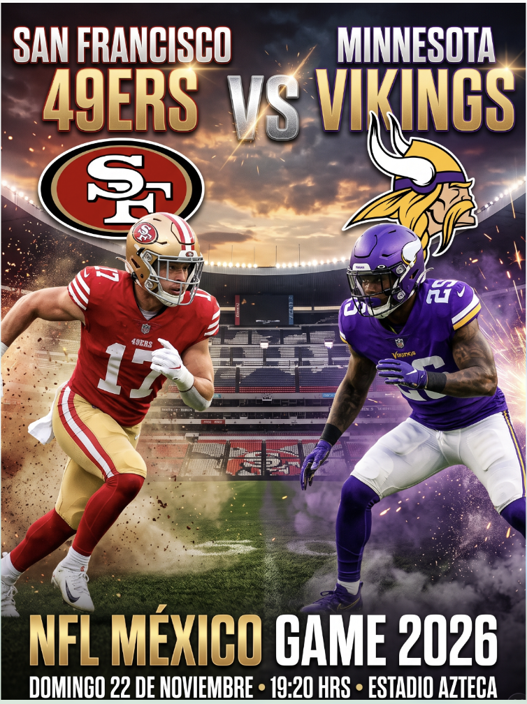NFL - San Francisco 49ers vs Minnesota Vikings - 22 Noviembre
